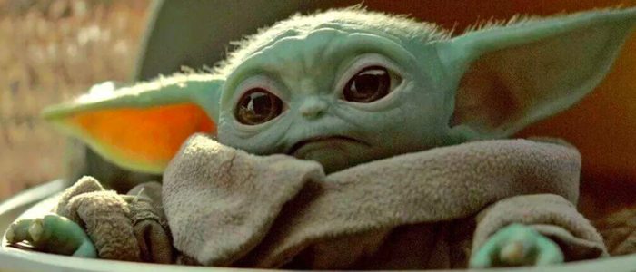 A photo of baby yoda